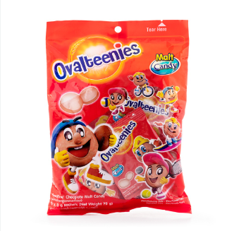 Ovaltine Ovalteenies 8g Sachet in Snack Bag 9's