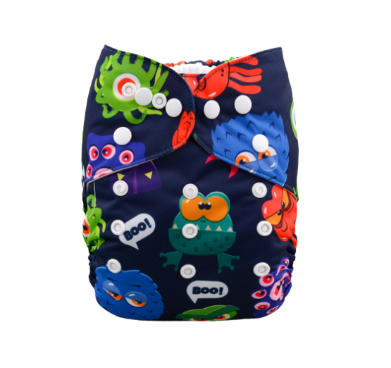 Alva Baby Cloth Diapers Washable Pocket Nappy Diaper Only D28