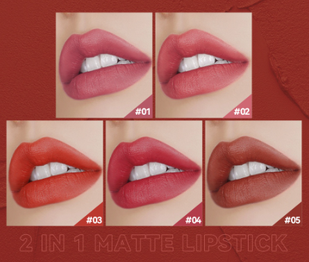 SACE LADY Matte Lipliner Long-Lasting Lipstick Waterproof High Pigment Matte Lip Makeup