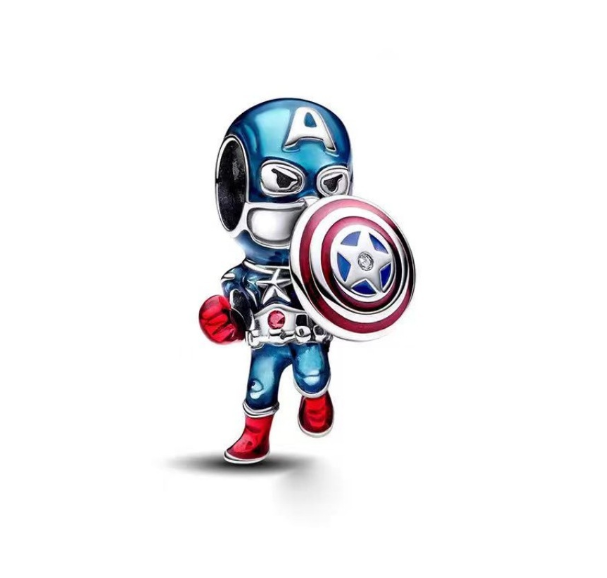 Clover Sea Turtle Cherry Charms 925 Silver Bracelet Accessories Lovers Diamond Inlaid Beads 006