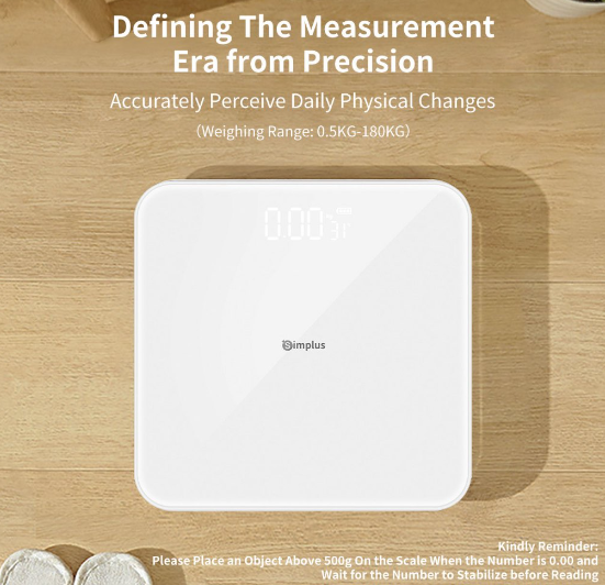 Digital Weighing Scale Diversified LCD Display USB Rechargeble TZCH002