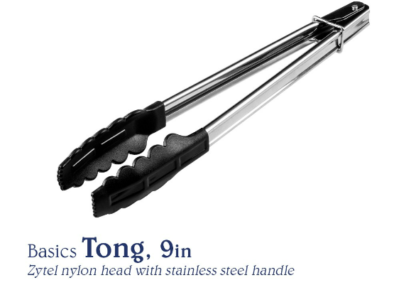 Chef's Classics Basics Nylon Tong, 9in