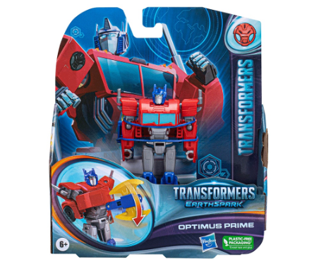 Transformers Earthspark Terran Warrior Optimus Prime Action Figure