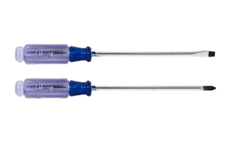 STANDARD Crystal Hndl Screw Driver 3MM High Quality Hardware Tools (SD0353-0355)