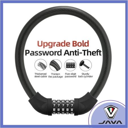 Bike Lock Anti Theft Bicycle Password Lock Universal Security Lock For Bicycle