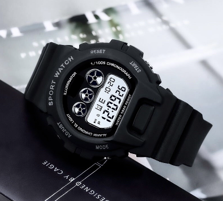 Gedi Sport Vintage Rubber Digital Unisex Men Women Watch Fashion Watch