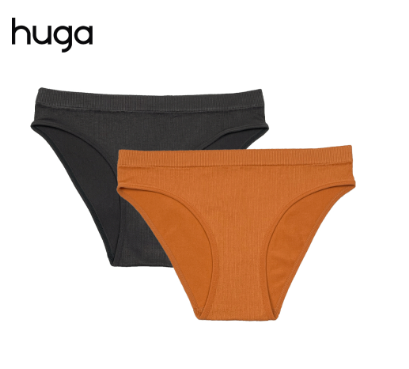 2 in 1 Huga Womens Seamless Bikini Panty (S- 2XL) Plus Size