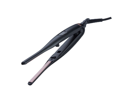Hair Straightener Hair Curler Narrow Black Digital Display LCD Screen Titanium Ceramic Heating Plate Flat Iron