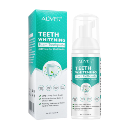 BMRS Effective Teeth Whitening Mousse Toothpaste Mouthwash Care For Oral Health Removes Stains