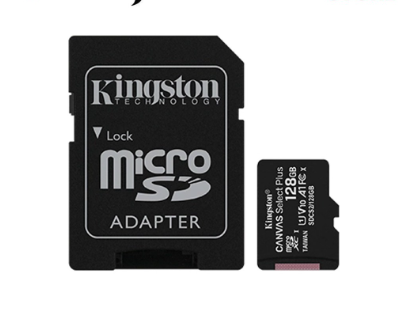 Kingston Canvas Select Plus 128GB microSD Card with Android A1 Performance Class