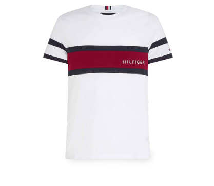 Tommy Hilfiger Men's Colorblock Placement Tee