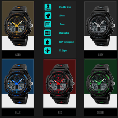 Digital Waterproof Sport Watch