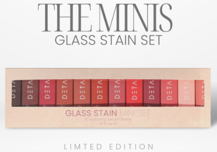 Detail Cosmetics LIMITED EDITION GLASS STAIN MINI SET