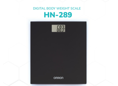 Omron HN-289-EBK Digital Body Weighing Weight Scale - Black