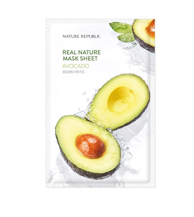 Nature Republic Real Nature  Avocado Mask Sheet