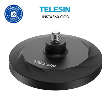 TELESIN Magnetic Mounting Stand Base for Insta360 GO 3 Camera MAG-005
