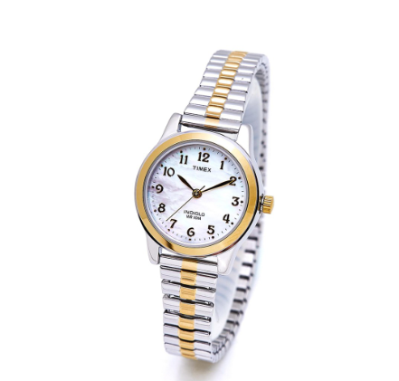 Timex Essex Avenue White Stainless Steel Analog Quartz Watch For Women T2M828 STYLE
