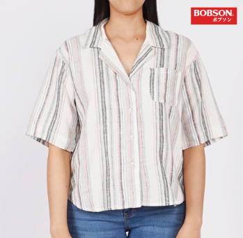 Bobson Ladies Basic Woven Relaxed Fit 142711 White