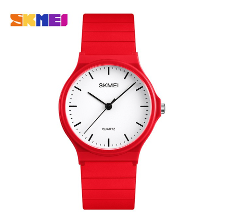 Skmei 1419 Watch for Women Fashion Simple Ladies Quartz Casual Waterproof Wristwatches RED