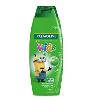 Palmolive Kids 3-in-1 Shampoo, Body Wash and Conditioner Happy Apple 350ml
