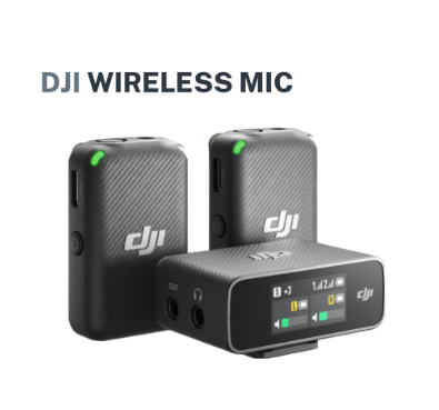 DJI Mic Wireless Microphone Kit with Up to 820' Range (2 Pieces)