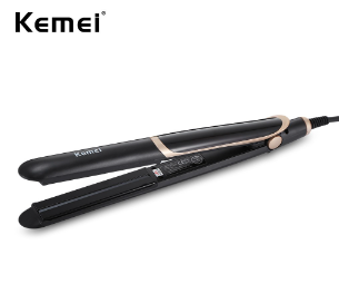 Kemei Infrared Flat Iron Hair Straightener Thermostatic Ceramic Coating Curler Styling Tools KM-2219