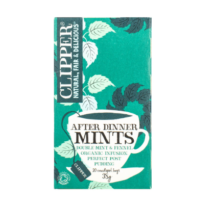 Clipper After Dinner Mint Organic Tea  20 Bags