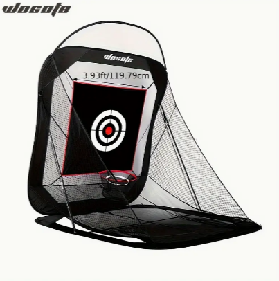 1pc Golf Practice Net With Target Cloth, Automatic Ball Return System, Durable Nylon Pop-up Golf Net, Perfect Hitting Training Aid For Indoor And Outdoor