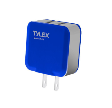 TYLEX T-78 Quick Charge Dual USB Port 2.1A Fast Charging Travel Charger for Android (Universal)