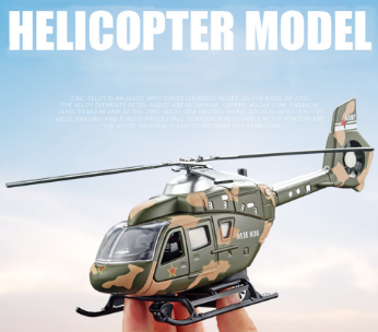 KLT Huey Military Helicopter Airplane Model Toys for Boys Aircraft Toys for Kids Military Model