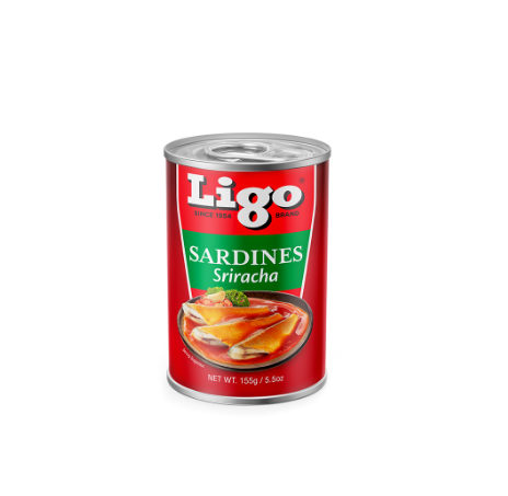 Ligo Sardines Sriracha Flavors 155g