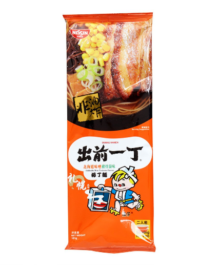 Nissin Demae Ramen Hokkaido Miso Tonkotsu Flavor 181g