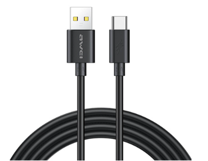 Awei CL-110T 1000mm Type-C Cord Fast Charge Charging 5A Quick Charger Data Transfer Cable