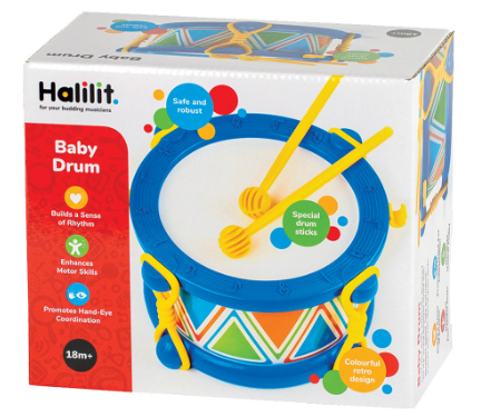 Halilit Baby Drum Toy