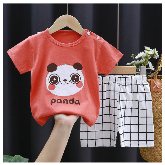 Boy Clothes Corp Terno for Kids Boys Fashion Sando Shorts Set Summer Terno For Kid Boy D4