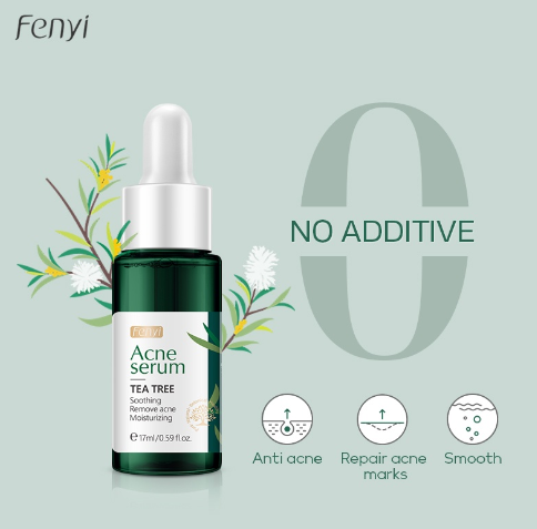 Fenyi Tea Tree Acne Facial Serum Remove Acne Marks Pimple Tighten Pores 17ML