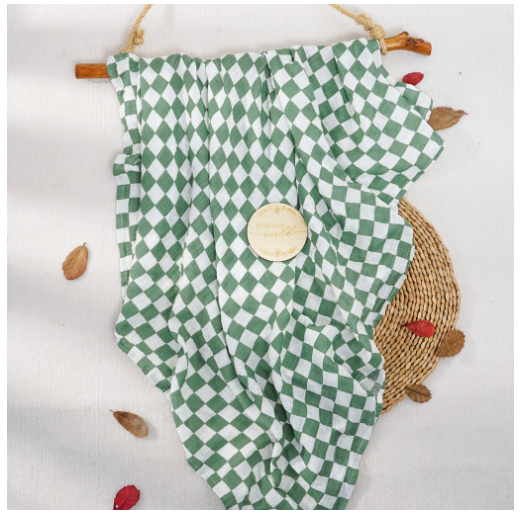 Happy Flute Baby Muslin Swaddle Cotton Soft Baby Blanket For Newborn Baby Wrap Sleepsack Bath Towel 120x110CM c2