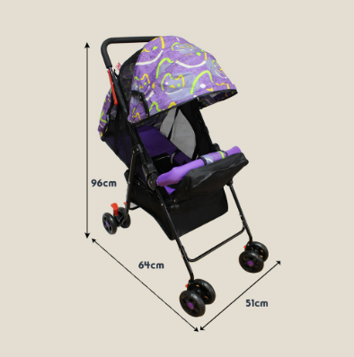 Baby Stroller (reclinable and easy to fold) model T608