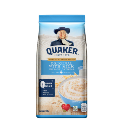 Quaker Flavored Oatmeal Original with Milk 500g