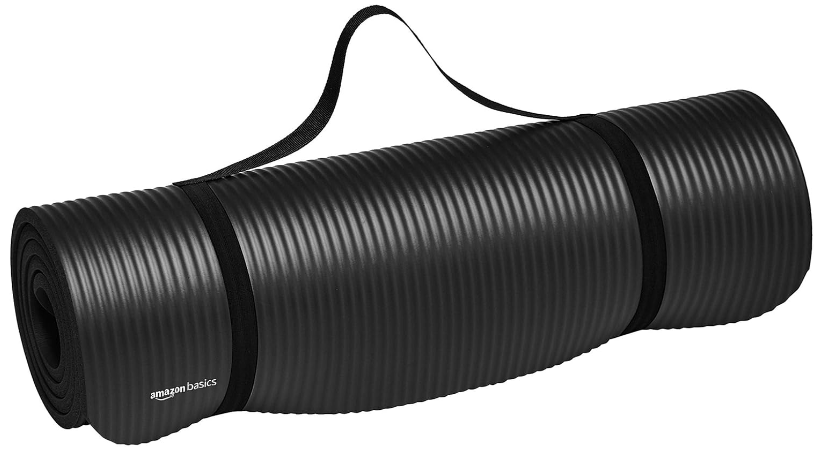 Amazon Basics 1/2-Inch Extra Thick Exercise Yoga Mat