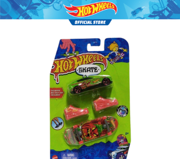Hot Wheels Skate Collectors Series Fingerboard + Basic Car with Pink Shoes for ages 5 years and up