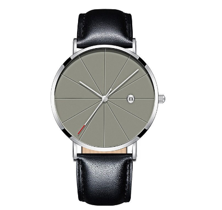 Fashion Stainless Steel Simple Quartz Analog Wrist Watch for men's women's Waterproof 9