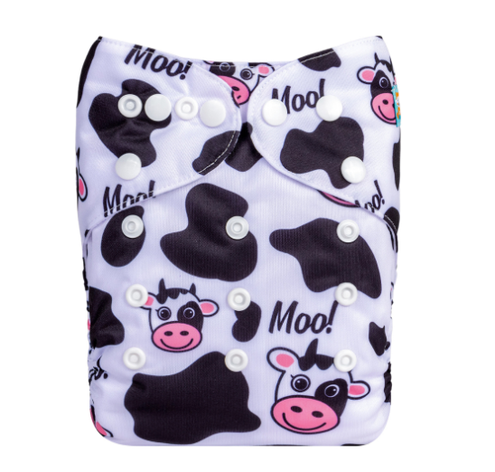 Alva Baby Cloth Diapers Washable Pocket Nappy Diaper for Newborn Without Insert N5