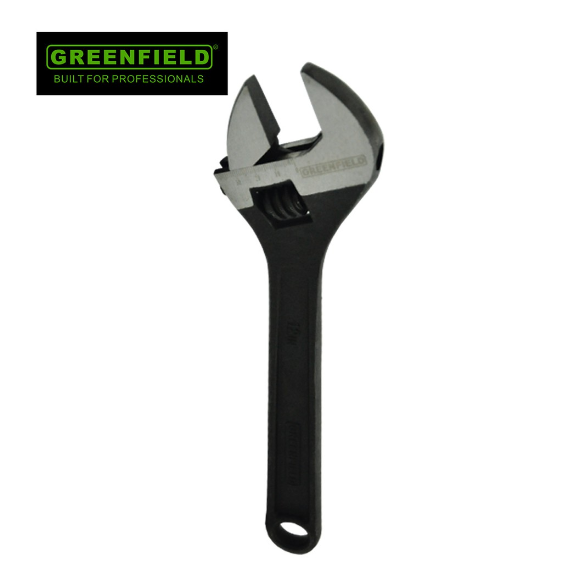 Greenfield Adjustable Wrench 10" CRV Black Phosphate - Hand Tools