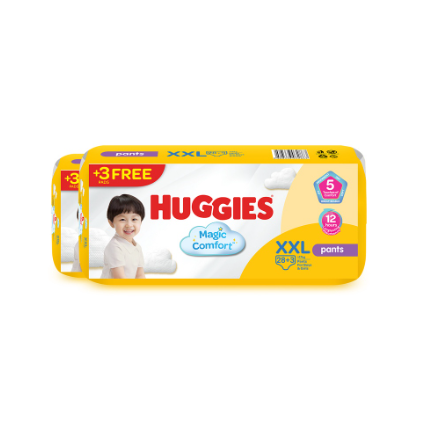 Huggies Magic Comfort Jumbo XXL - 31 pcs x 2 packs (62 pcs)