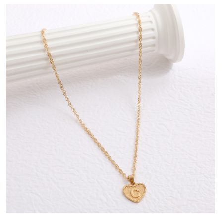 26 Letter Necklace for Women Fashion Initial A-Z Heart Love Necklace Pendant Wedding Accessories Gift