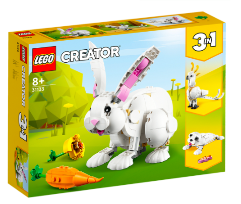 Lego 31133 Creator 3-in-1 White Rabbit 258 pcs Building Blocks