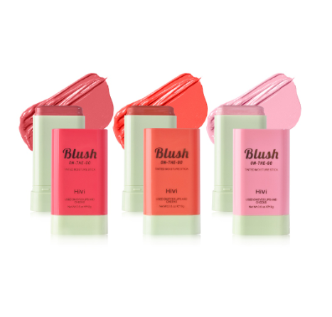 Lamuseland Blush Stick For Lip & Cheek 2 in 1 On Balm Matte Face Makeup 30g