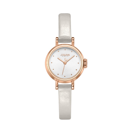 JULIUS Versatile Retro Disc Belt Girl's Simple Korean Style Waterproof Quartz Watch JA-1371 1