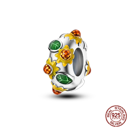 New Arrivals 925 Silver Life Tree Pendants Feather Planet Trunk Travel Girl Charms Beads Fit Original Pandora Charms Bracelet Women DIY Jewelry 0026